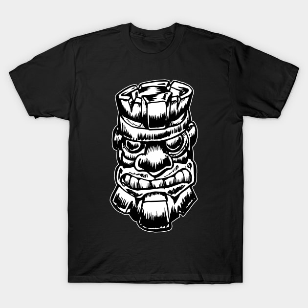 Black Tiki T-Shirt by silentrob668